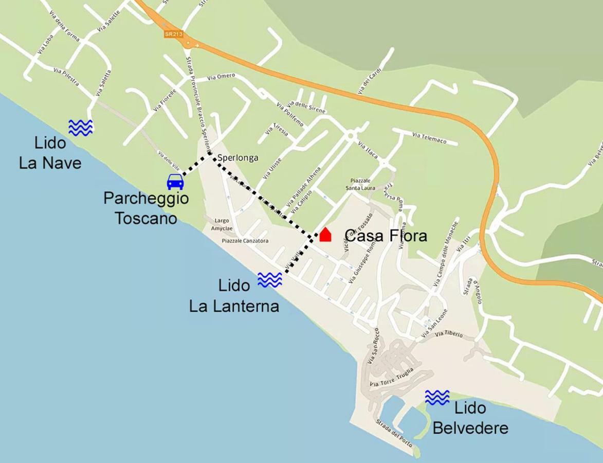 Casa Vacanza Flora Daire Sperlonga Dış mekan fotoğraf
